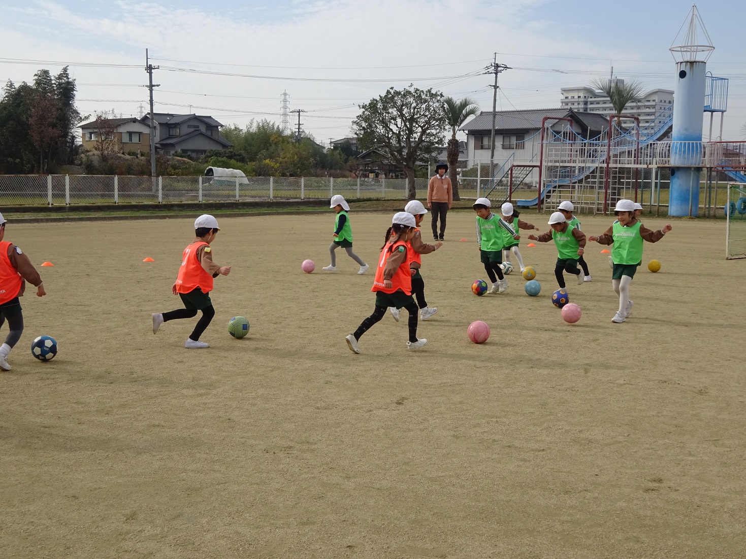 年長団 サッカー楽しい 高松幼稚園日記 学校法人高松学園 高松幼稚園